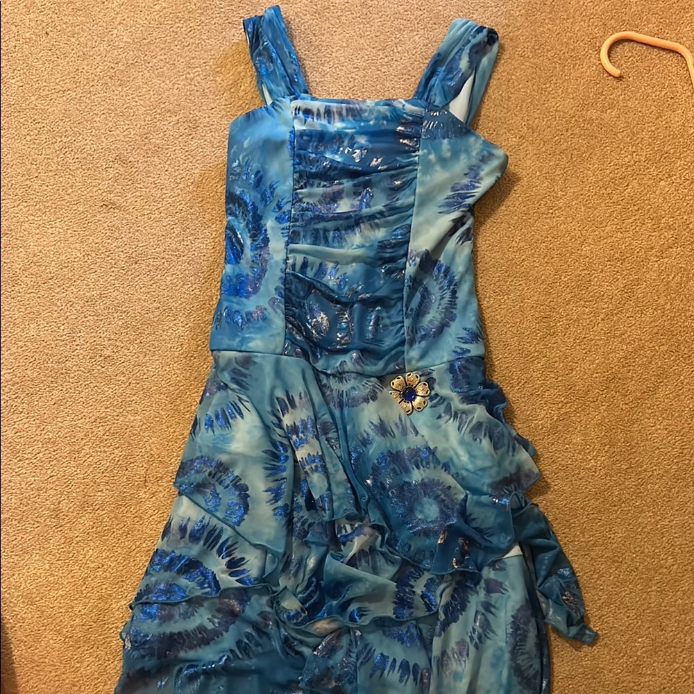 Philly Elegant Blue Sleeveless Dress